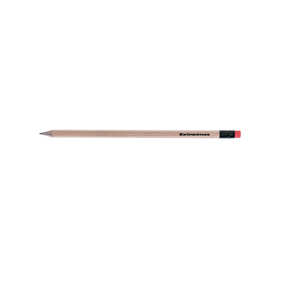 Crayon de papier publicitaire Rond Eco vernis incolore 17.6 cm