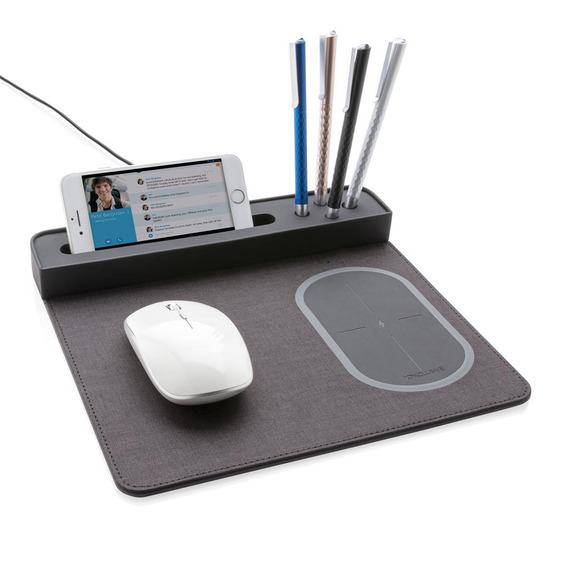 Tapis de souris publicitaire Air avec chargeur à induction 5W