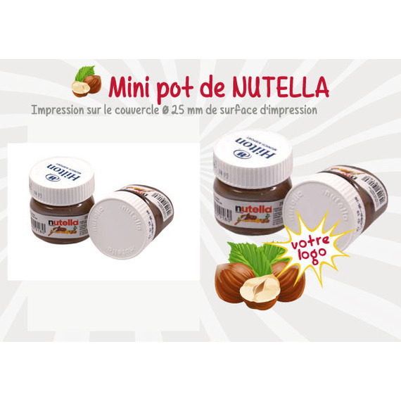 Le mini pot de Nutella personnalisé