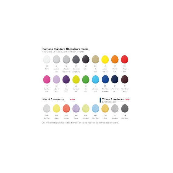 Crayon personnalisable graphite et fluo vernis pantone