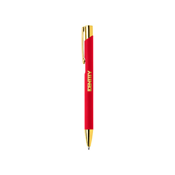 Stylo bille publicitaire express Glodstar® Crosby Soft-Touch doré