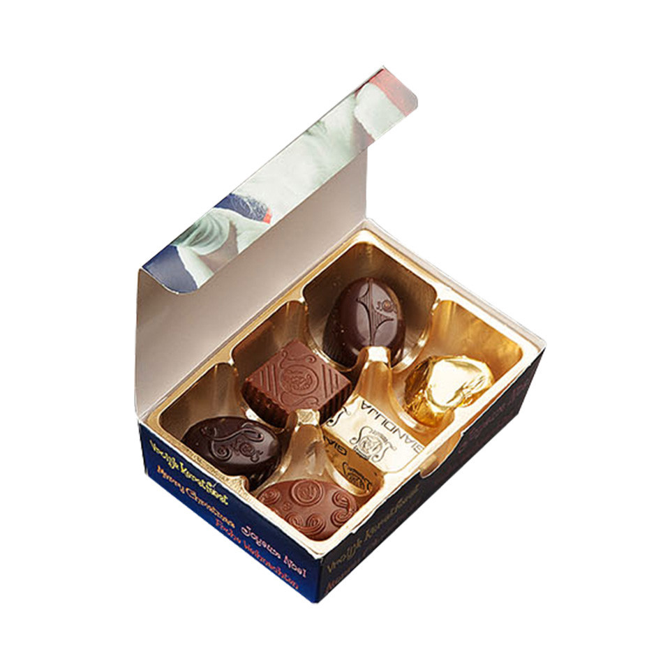 Boîte de 6 chocolats personnalisable Leonidas