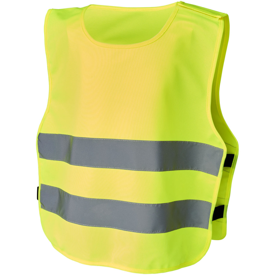 Gilet publicitaire de sécurité velcro pour enfants 43619 ans Odile