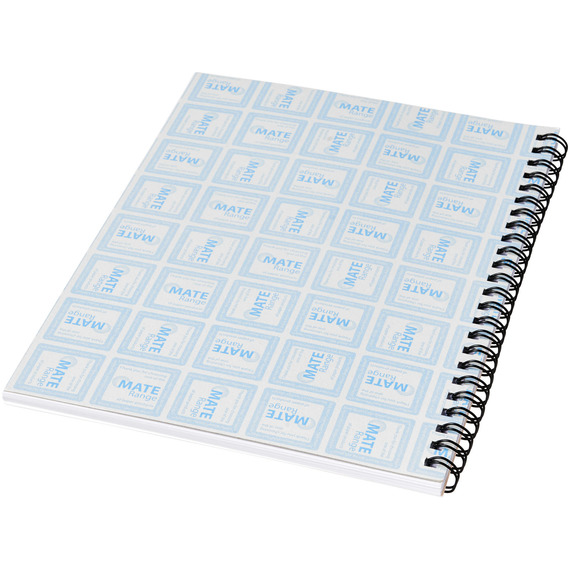 Couverture publicitaire synthétique pour cahier Desk-Mate® A4 Made in Europe