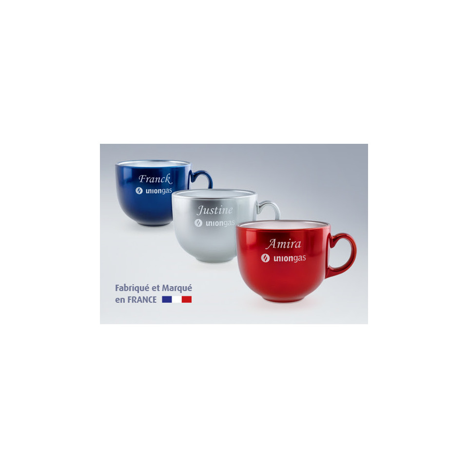 Mug bol personnalisé express Jumbo Luminarc® fabriqué en France