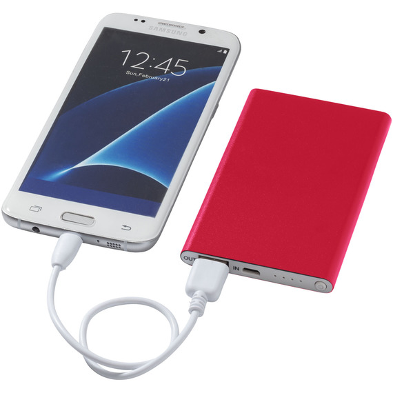 Batterie publicitaire de secours en aluminium de 4000 mAh Pep Express