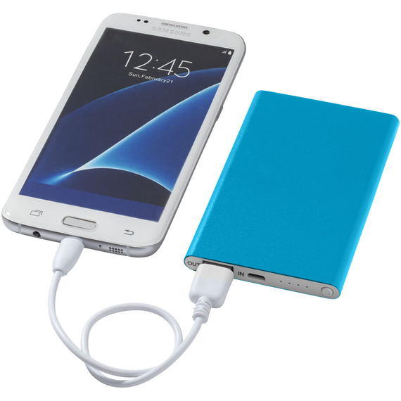 Batterie publicitaire de secours en aluminium de 4000 mAh Pep Express