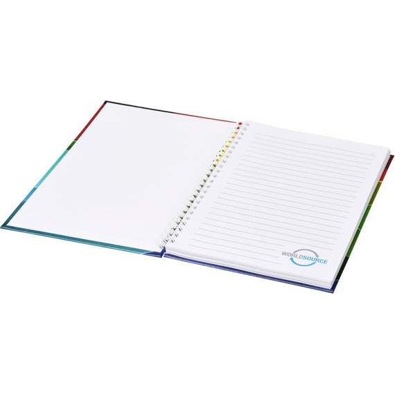 Carnet publicitaire Wire-o A5 avec couverture rigide