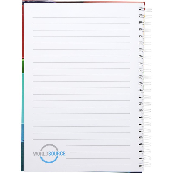 Carnet publicitaire Wire-o A5 avec couverture rigide