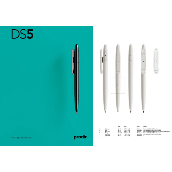 Stylo Prodir Suisse publicitaire DS5