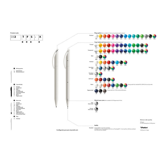 Stylo personnalisable DS3 Prodir