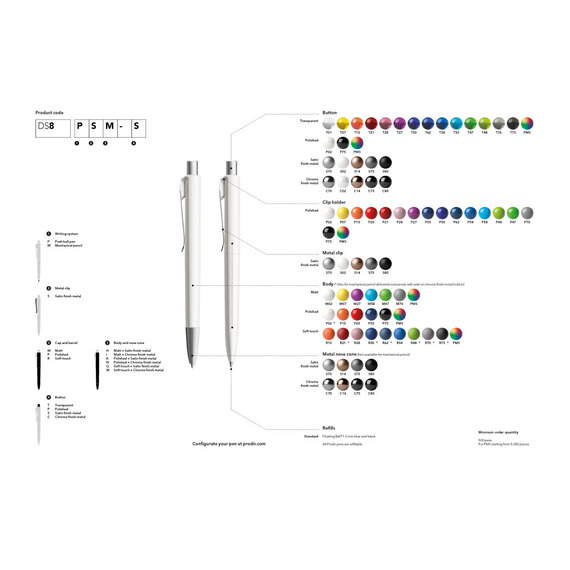 Stylo Suisse personnalisé DS8