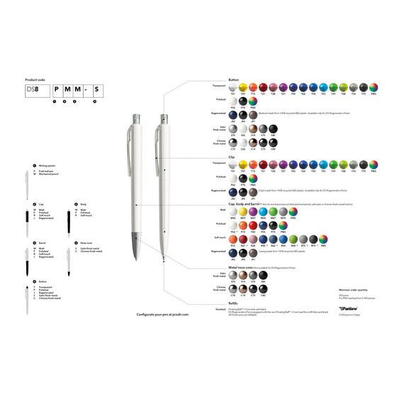 Stylo Suisse personnalisé DS8