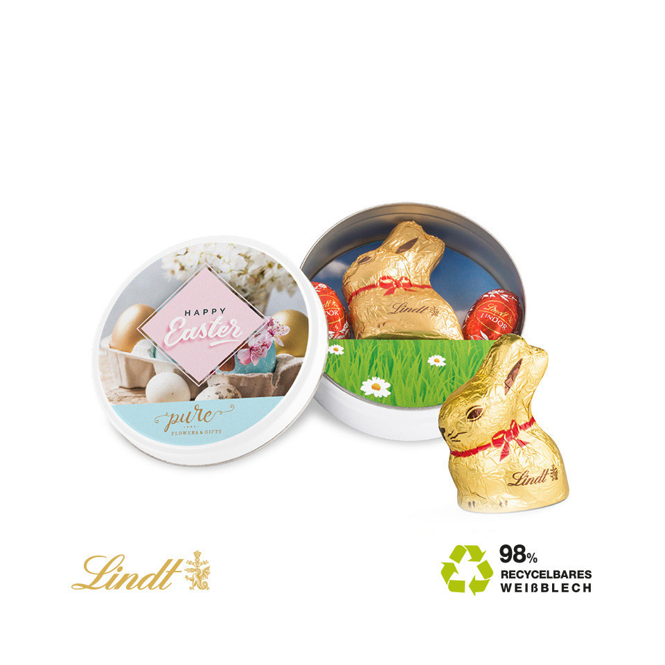 Lapin et oeufs Lindt publicitaires EASTER Nest