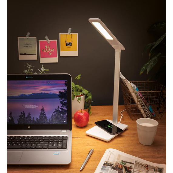 Lampe de bureau avec chargeur à induction 5W publicitaire