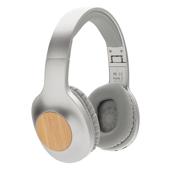 Casque audio en bambou Dakota publicitaire