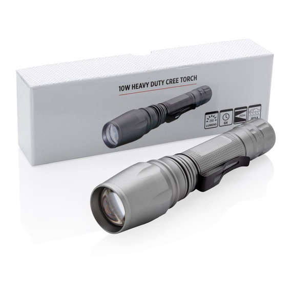 Lampe torche CREE 10 W publicitaire