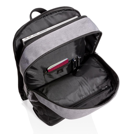 Sac à dos ordinateur 15 6" avec USB et anti RFID publicitaire