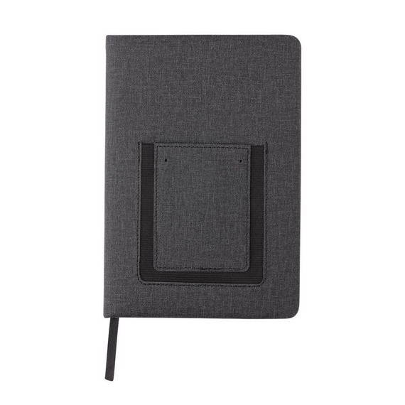 Carnet de notes A5 avec pochette téléphone publicitaire