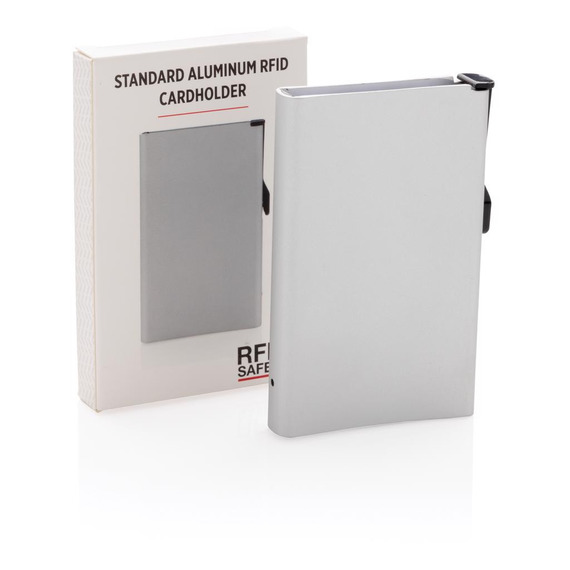 Porte cartes anti-RFID en aluminium publicitaire