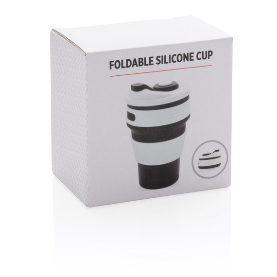 Mug en silicone pliable publicitaire