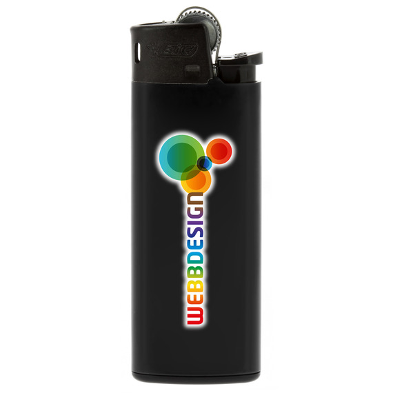 Briquet personnalisé BIC® J25 All Black britePix™