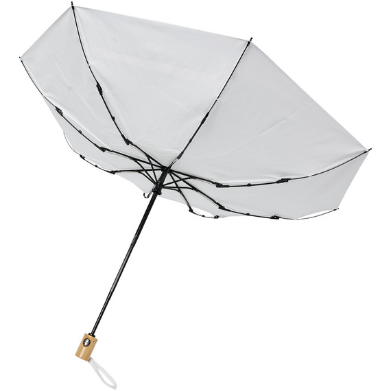 Parapluie en PET recyclé pliable 21" à ouverture/fermeture automatique Bo publicitaire