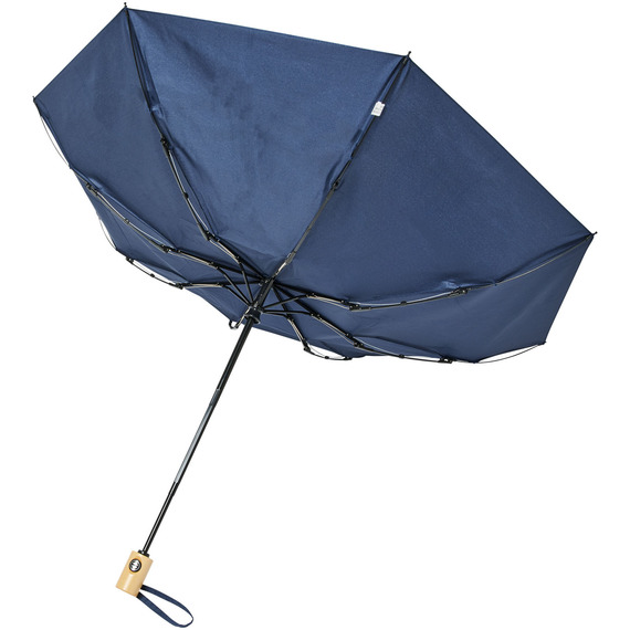 Parapluie en PET recyclé pliable 21" à ouverture/fermeture automatique Bo publicitaire