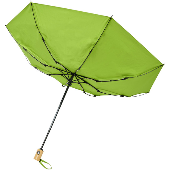 Parapluie en PET recyclé pliable 21" à ouverture/fermeture automatique Bo publicitaire