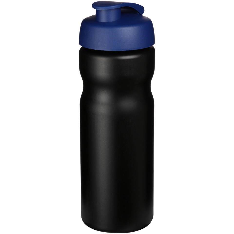 Bouteille de sport Baseline® Plus 650 ml avec couvercle à bascule publicitaire