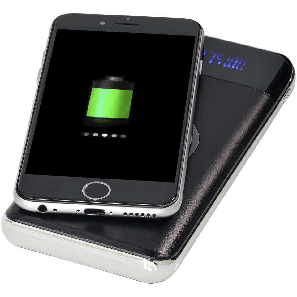 Chargeur sans fil 10.000 mAh avec LED Constant publicitaire