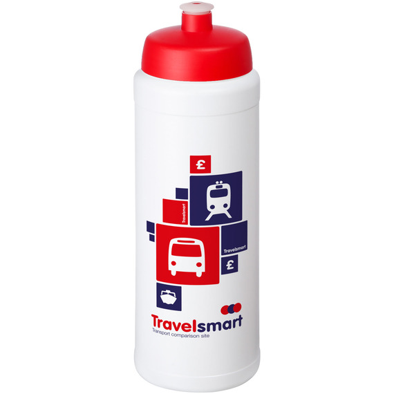 Bouteille de sport Baseline® Plus 750 ml avec couvercle sport et bandeau antidérapant publicitaire