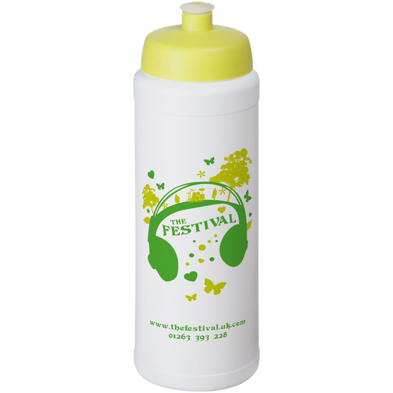 Bouteille de sport Baseline® Plus 750 ml avec couvercle sport et bandeau antidérapant publicitaire