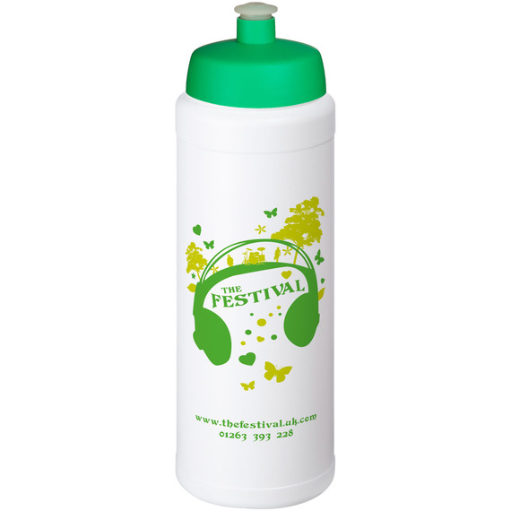 Bouteille de sport Baseline® Plus 750 ml avec couvercle sport et bandeau antidérapant publicitaire