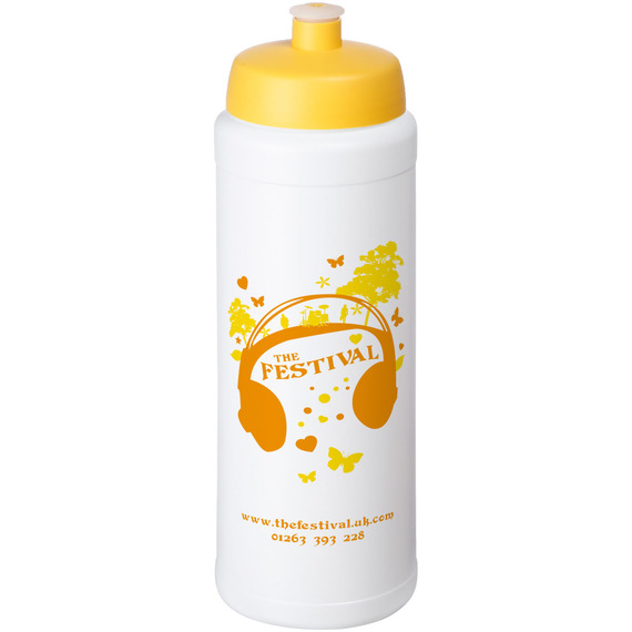 Bouteille de sport Baseline® Plus 750 ml avec couvercle sport et bandeau antidérapant publicitaire