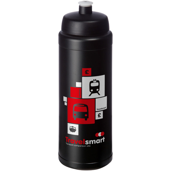 Bouteille de sport Baseline® Plus 750 ml avec couvercle sport et bandeau antidérapant publicitaire