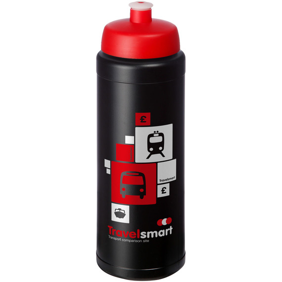 Bouteille de sport Baseline® Plus 750 ml avec couvercle sport et bandeau antidérapant publicitaire