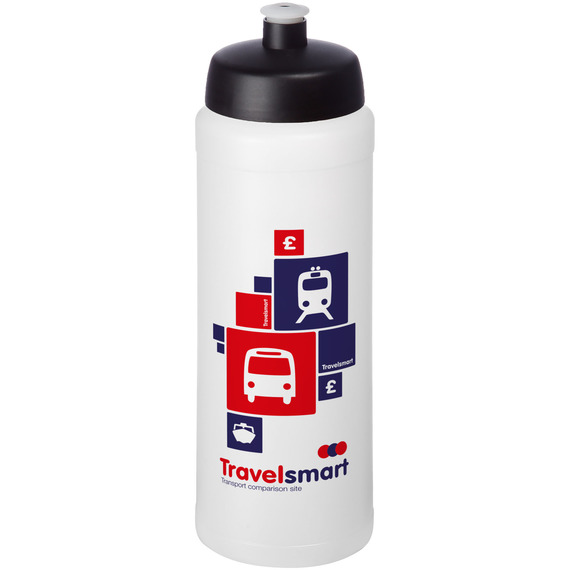 Bouteille de sport Baseline® Plus 750 ml avec couvercle sport et bandeau antidérapant publicitaire