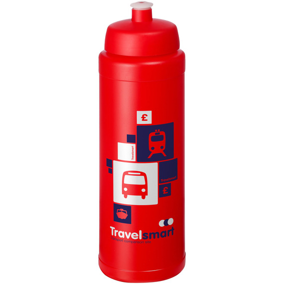 Bouteille de sport Baseline® Plus 750 ml avec couvercle sport et bandeau antidérapant publicitaire