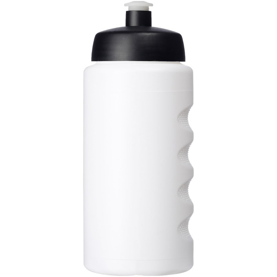 Bouteille de sport Baseline® Plus 500 ml avec couvercle sport et bandeau antidérapant publicitaire