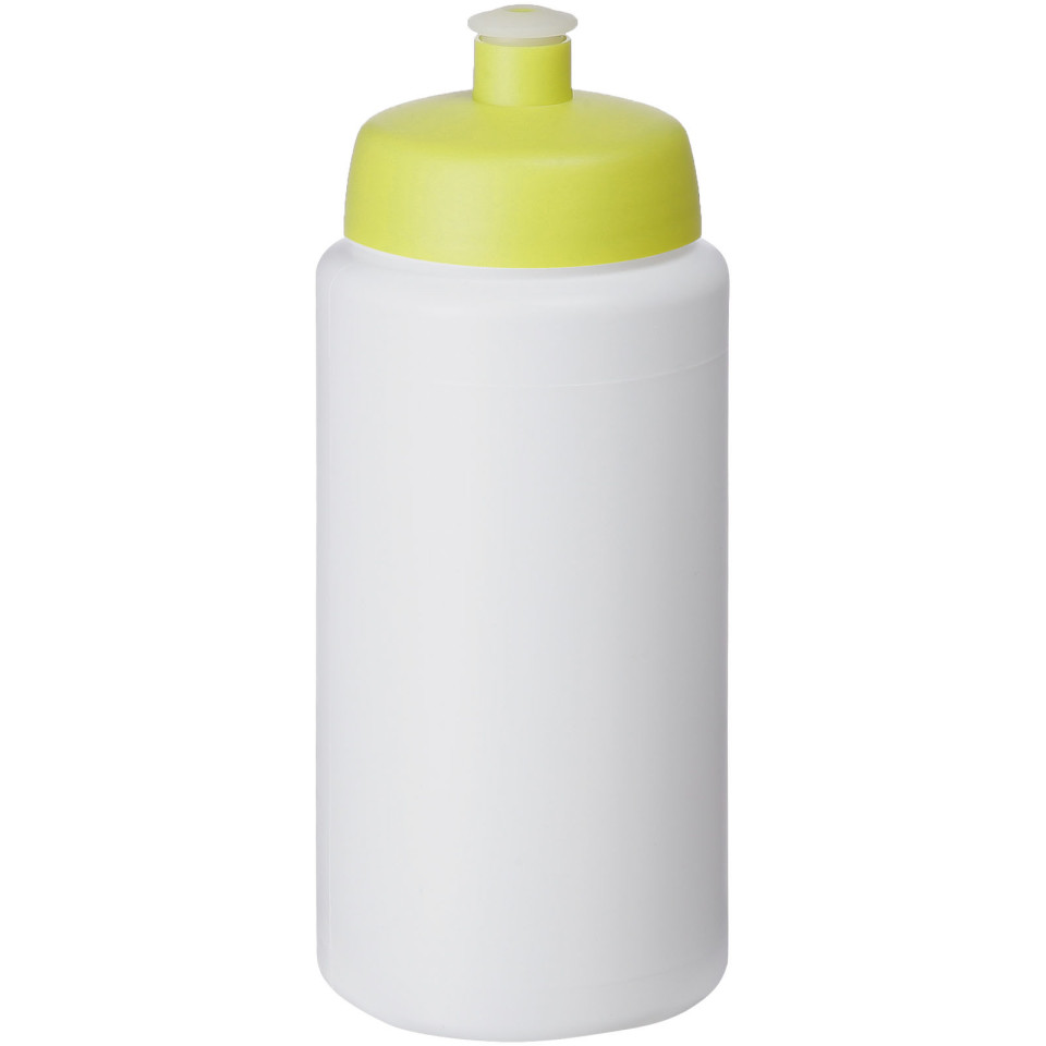 Bouteille de sport Baseline® Plus 500 ml avec couvercle sport et bandeau antidérapant publicitaire