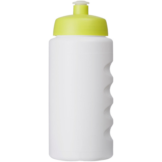 Bouteille de sport Baseline® Plus 500 ml avec couvercle sport et bandeau antidérapant publicitaire