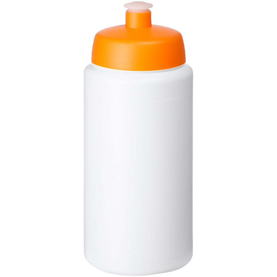 Bouteille de sport Baseline® Plus 500 ml avec couvercle sport et bandeau antidérapant publicitaire