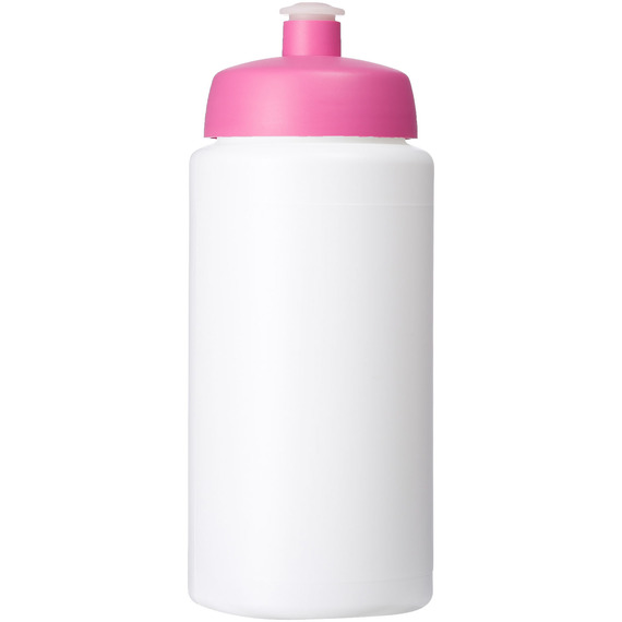 Bouteille de sport Baseline® Plus 500 ml avec couvercle sport et bandeau antidérapant publicitaire