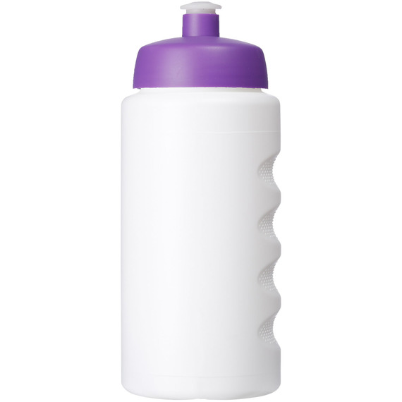 Bouteille de sport Baseline® Plus 500 ml avec couvercle sport et bandeau antidérapant publicitaire