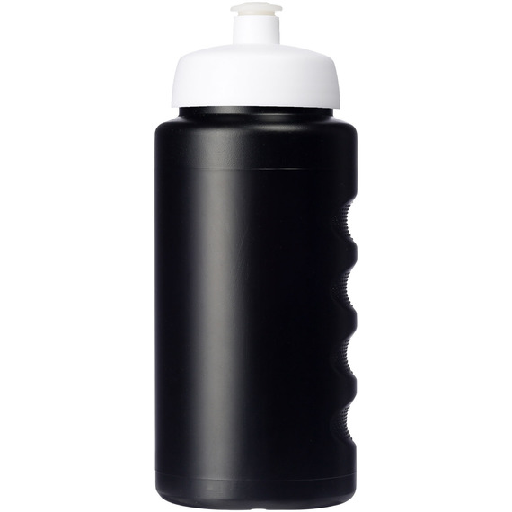 Bouteille de sport Baseline® Plus 500 ml avec couvercle sport et bandeau antidérapant publicitaire