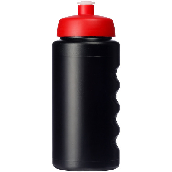 Bouteille de sport Baseline® Plus 500 ml avec couvercle sport et bandeau antidérapant publicitaire