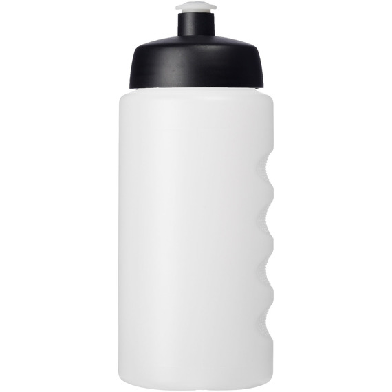 Bouteille de sport Baseline® Plus 500 ml avec couvercle sport et bandeau antidérapant publicitaire