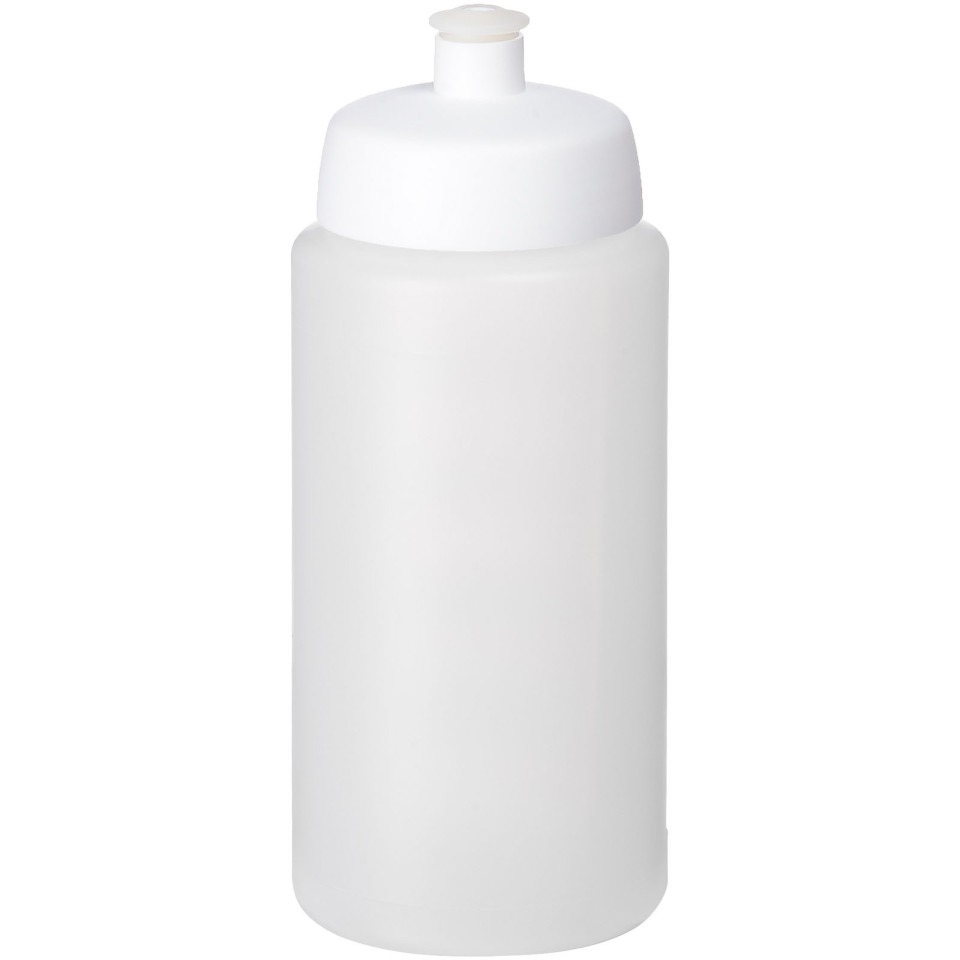 Bouteille de sport Baseline® Plus 500 ml avec couvercle sport et bandeau antidérapant publicitaire