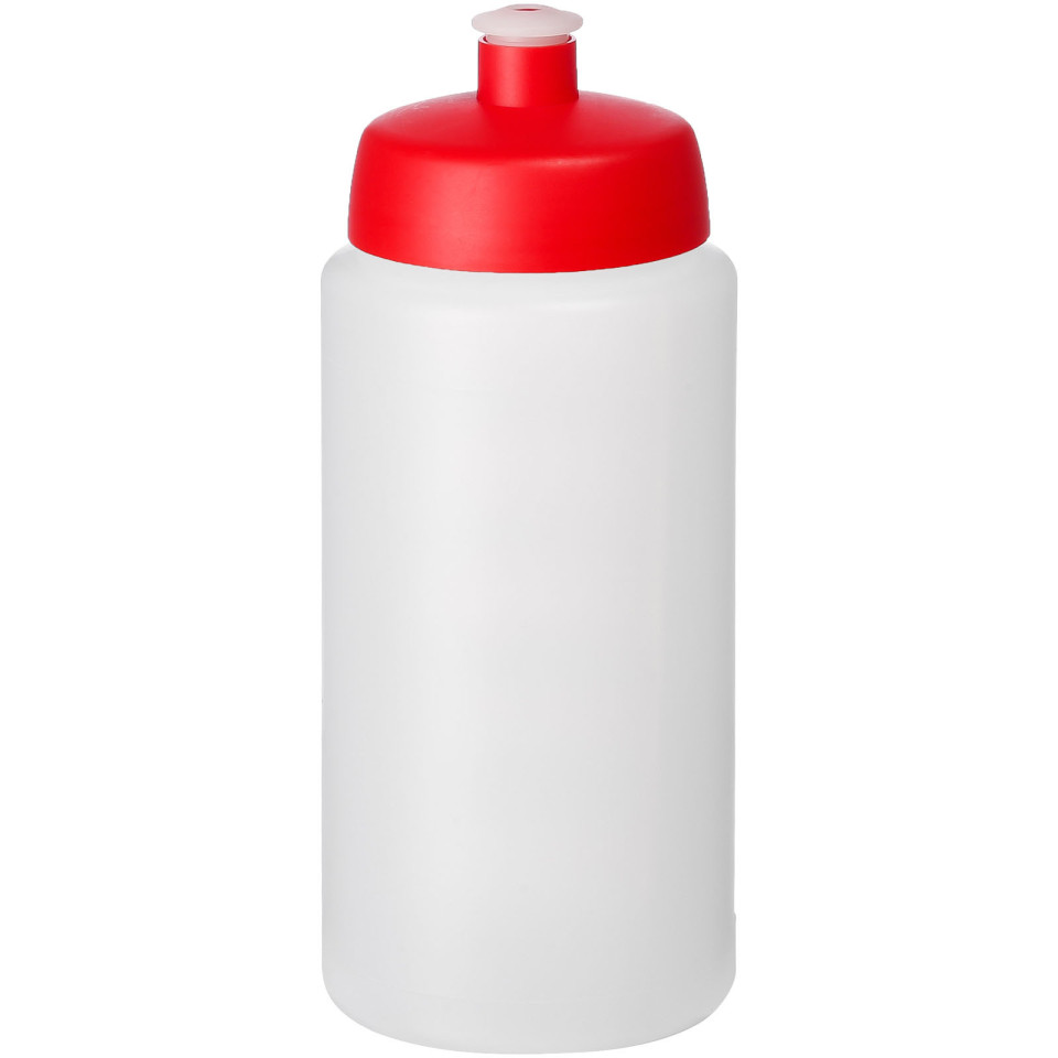 Bouteille de sport Baseline® Plus 500 ml avec couvercle sport et bandeau antidérapant publicitaire